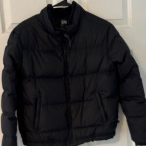 Athleta Black Puffer Jacket